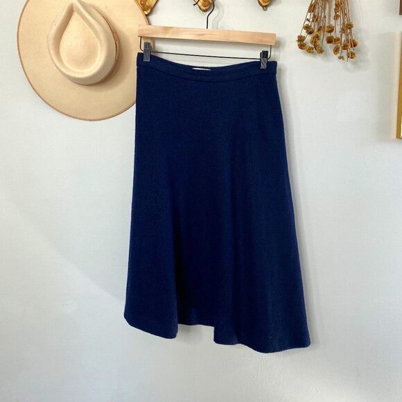 Maryam Nassir Zadeh 100% Wool A Line Midi Skirt - Picture 2 of 7